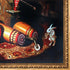 Agaric Flying Dutchman Reproduction with Versailles Gold Frame, 33.5" x 43.5"