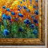 Cornflowers 45 Reproduction with Tuscan Crackle Frame, 26" x 30"