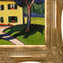 House in a Landscape with Victorian Gold Frame, 28" x 32"