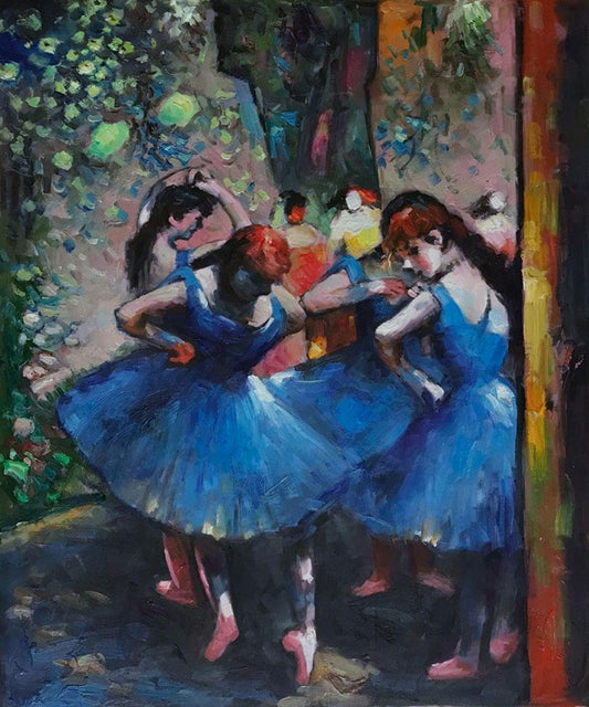 Dancers in Blue