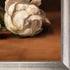 Branch Of White Peonies With Pruning Shears with Champage Scoop with Swirl Lip Frame, 29" x 41"