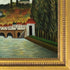 View of the Bridge in Sevres and the Hills of Clamart, Saint-Cloud and Bellevue with biplane, balloon and dirigible with Versailles Gold Queen Frame, 25" x 29"