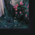 Carnation, Lily, Lily, Rose with New Age Black Frame, 24.75" x 28.75"