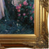 Carnation, Lily, Lily, Rose with Victorian Gold Frame, 28" x 32"