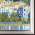 Church in Cassone (Landscape with Cypress) with Magnesium Silver Frame, 29.25" x 41.25"