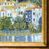 Church in Cassone (Landscape with Cypress) with Athenian Gold Frame, 29" x 41"