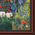 Farm Garden with Sunflowers with Grecian Wine Frame, 29" x 41"