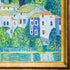 Church in Cassone (Landscape with Cypress) with Athenian Gold Frame, 35" x 45"