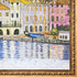 Malcesine on Lake Garda,1913 with Versailles Gold Frame, 33.5" x 43.5"