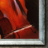 The Cellist with Athenian Distressed Silver Frame, 25" x 29"