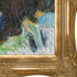 Water Lilies and Agapanthus with Victorian Gold Frame, 28" x 32"