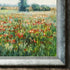 The Fields of Poppies with Athenian Distressed Silver Frame, 25" x 29"