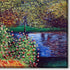 Corner of the Garden at Montgeron with Gallery Wrap, 34" x 46"