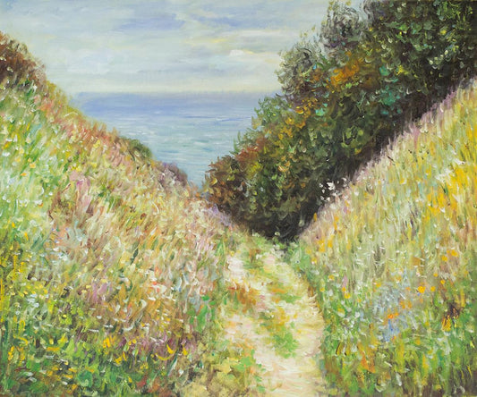 Path at La Cavee, Pourville