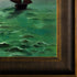 Boats Leaving the Harbor with Veine D'Or Bronze Scoop Frame, 26.5" x 30.5"