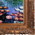 Water Lilies (pink) with Burgeon Gold Frame, 29.5" x 33.5"