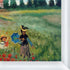 Poppy Field in Argenteuil with Moderne Blanc Frame, 18.75" x 22.75"