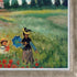 Poppy Field in Argenteuil with Champagne Silhouette, 18.4" x 22.4"