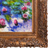 Water Lilies (Blue-Green) with Burgeon Gold Frame, 29.5" x 33.5"