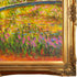 The Japanese Bridge (The Water-Lily Pond, Water Irises) with Victorian Gold Frame, 32" x 44"