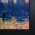 Houses of Parliament, Sunset Effect with New Age Black Frame, 24.75" x 28.75"