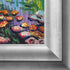 Water Lilies (pink) with Athenian Silver Frame, 13" x 15"