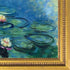 Water Lilies (Blue/Grey) with Versailles Gold Queen Frame, 25" x 29"