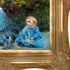 Camille Monet and a Child in the Artist's Garden in Argenteuil with Victorian Gold Frame, 28" x 32"