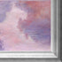 Misty Morning on the Seine (pink) with Athenian Silver Frame, 25" x 29"