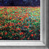 Poppies at Giverny with Athenian Silver Frame, 25" x 29"