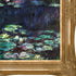 Water Lilies, Green Reflections (right half - detail) with Victorian Gold Frame, 32" x 44"