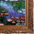 Water Lilies (pink) with Burgeon Gold Frame, 33.5" x 45.5"