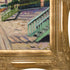 The Boardwalk At Trouville with Victorian Gold Frame, 28" x 32"