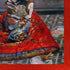 La Japonaise (Camille Monet in Japanese Costume) with Stiletto Red Frame, 39.5" x 27.5"