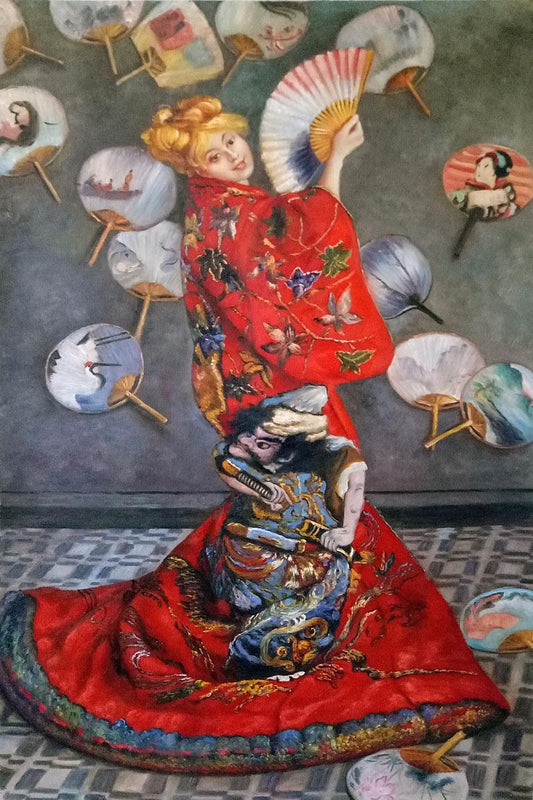 La Japonaise (Camille Monet in Japanese Costume)