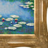 Water Lilies (Luxury Line)(Silver and Gold) with Victorian Gold Frame, 28" x 32"