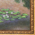 Water Lilies, Green and Violet (Luxury Line) with Versailles Gold Frame, 23.5" x 27.5"