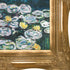 Water Lilies (Luxury Line) (Silver and Gold) with Victorian Gold Frame, 28" x 32"