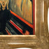 The Scream with Victorian Gold Frame, 28" x 32"