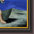 Two Women Running on the Beach (The Race) with Opulent Frame, 26" x 30"