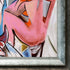 Les Demoiselles D'Avignon with Athenian Distressed Silver Frame, 29" x 29"