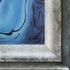 Blue Nude with Athenian Distressed Silver Frame, 13" x 15"