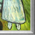 Child Holding a Dove with Athenian Silver Frame, 29" x 41"