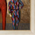 Acrobat and Young Harlequin with Constantine Frame, 28.5" x 40.5"