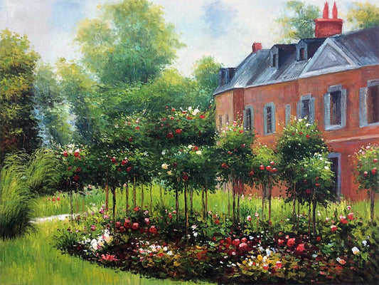 The Rose Garden at Wargemont, 1879