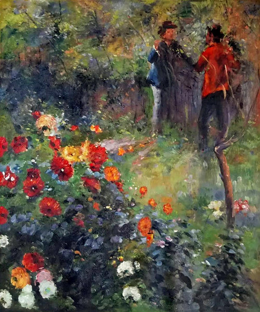 Garden in the Rue Cortot Montmartre