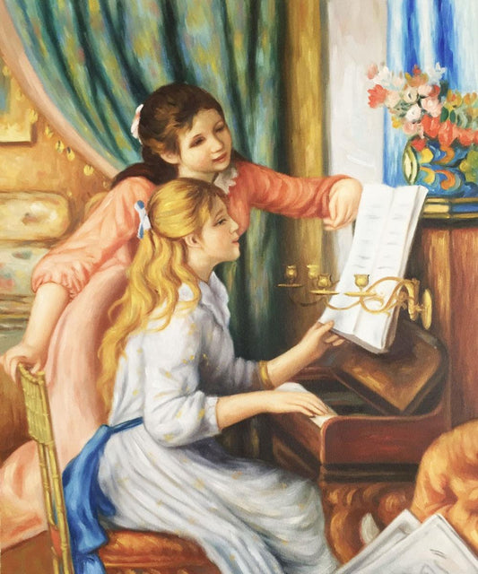 Young Girls at the Piano