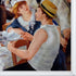 Luncheon of the Boating Party with Moderne Blanc Frame, 32.75" x 42.75"