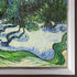 Olive Trees with the Alpilles in the Background with Magnesium Silver Frame, 35.25" x 45.25"