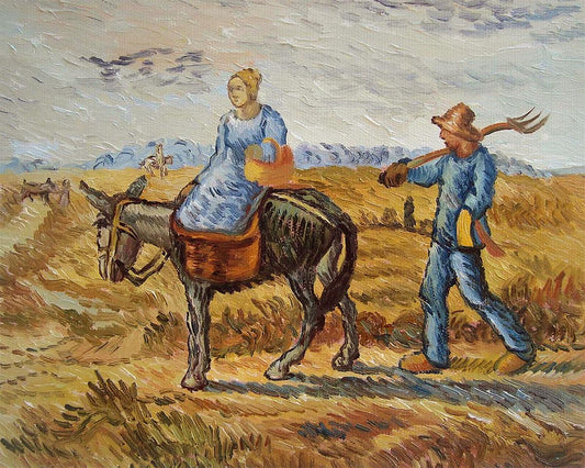 Peasant Couple Going To Work